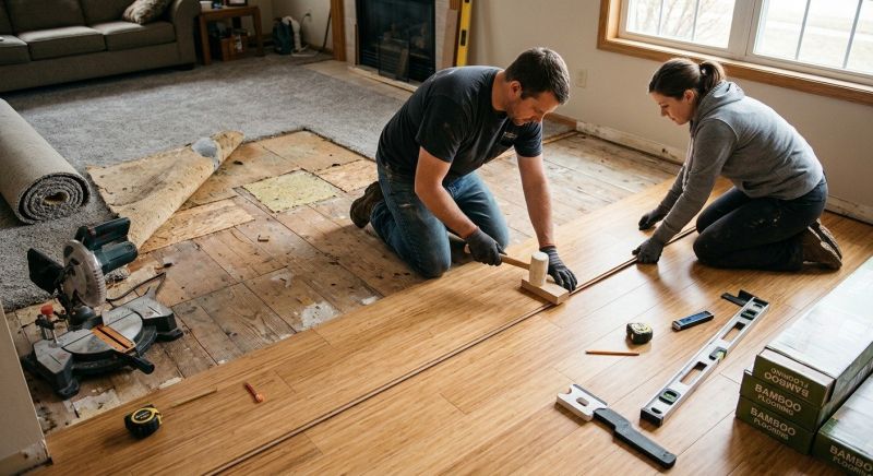 Bamboo Flooring Installation in Spartanburg, SC
