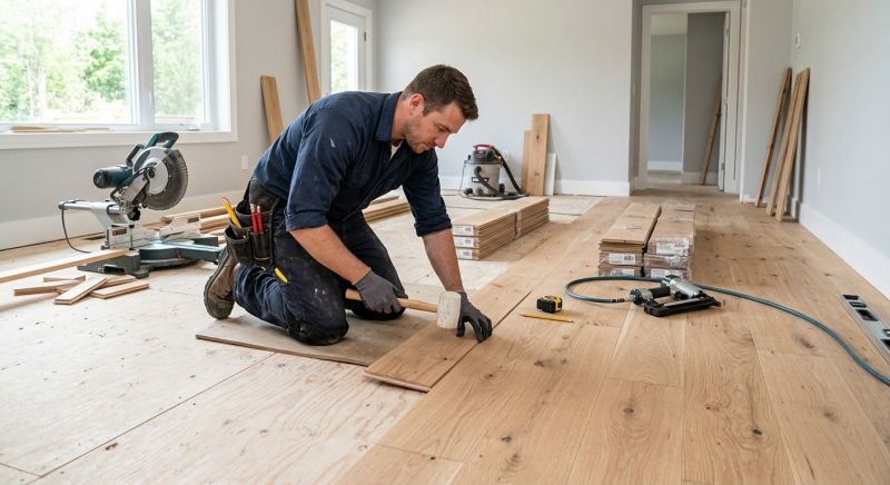 Hardwood Floor Installation in Fountain Inn, SC