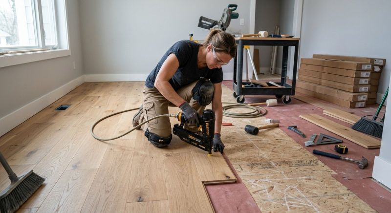 Hardwood Floor Installation in Moore, SC