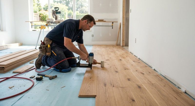 Hardwood Floor Installation in Taylors, SC