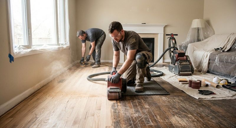 Hardwood Floor Renovation in Spartanburg, SC
