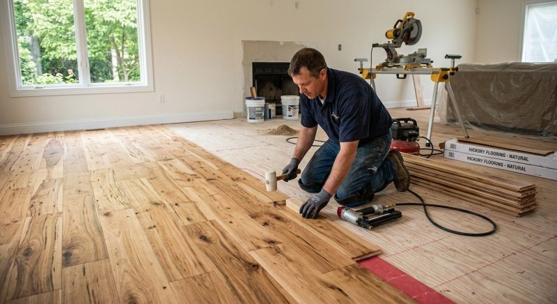 Hickory Floor Installation in Spartanburg, SC