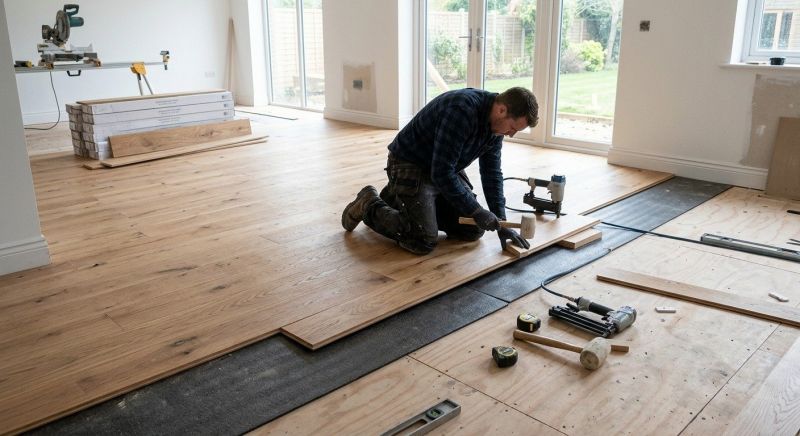 Oak Floor Installation in Columbus, NC