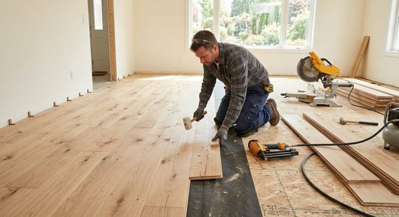 Oak Floor Installation in Landrum, SC