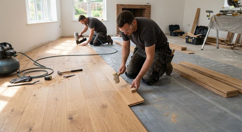 Oak Floor Installation in Spartanburg, SC