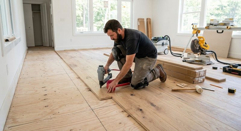 Oak Floor Installation in Spartanburg County, SC