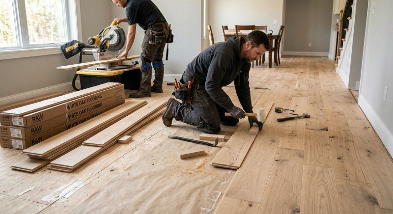 Oak Floor Installation in Spartanburg County, SC
