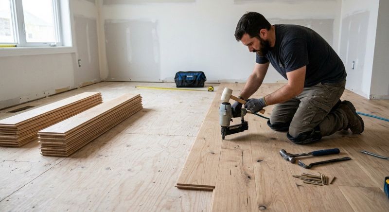 Oak Floor Installation in Union, SC