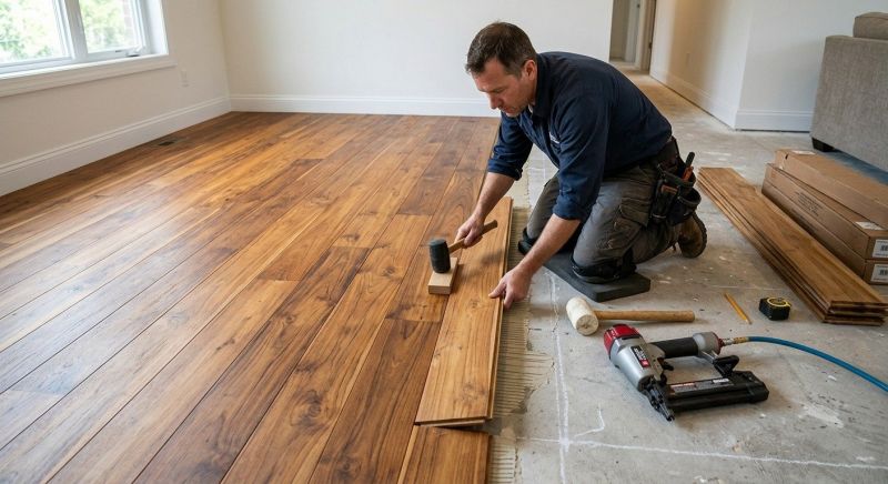 Teak Flooring Installation in Spartanburg, SC