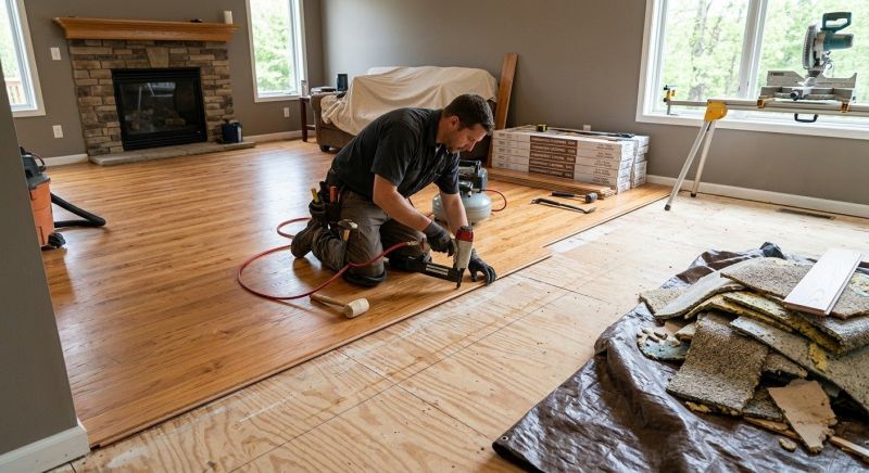Wood Floor Replacement in Boiling Springs, SC