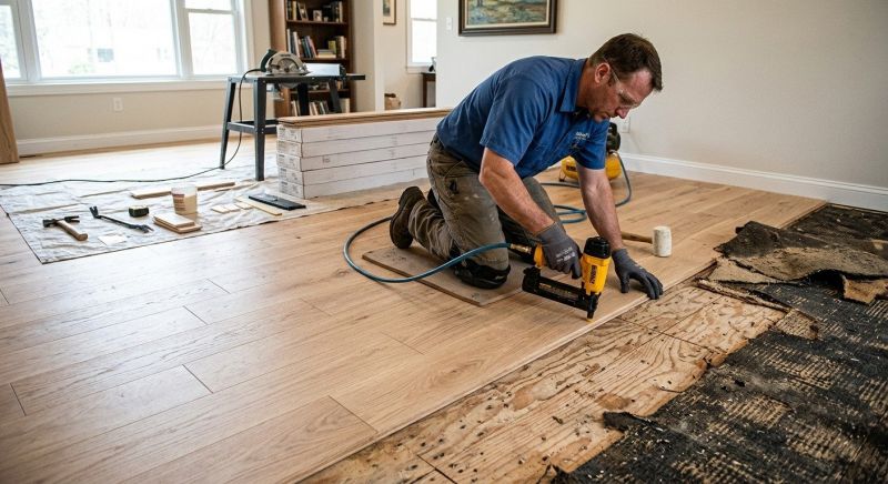 Wood Floor Replacement in Greer, SC